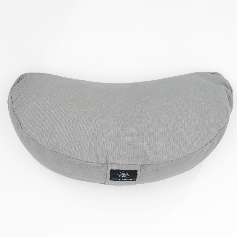 
                  
                    Crescent Meditation Cushion - Harmony Grey
                  
                