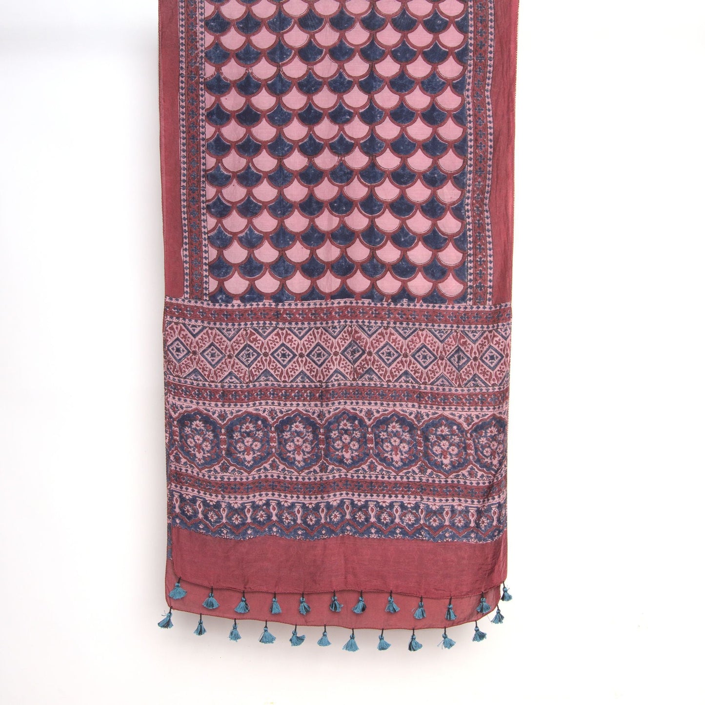 Dusky Rose natural dye scarf-Gifts, Scarves-
