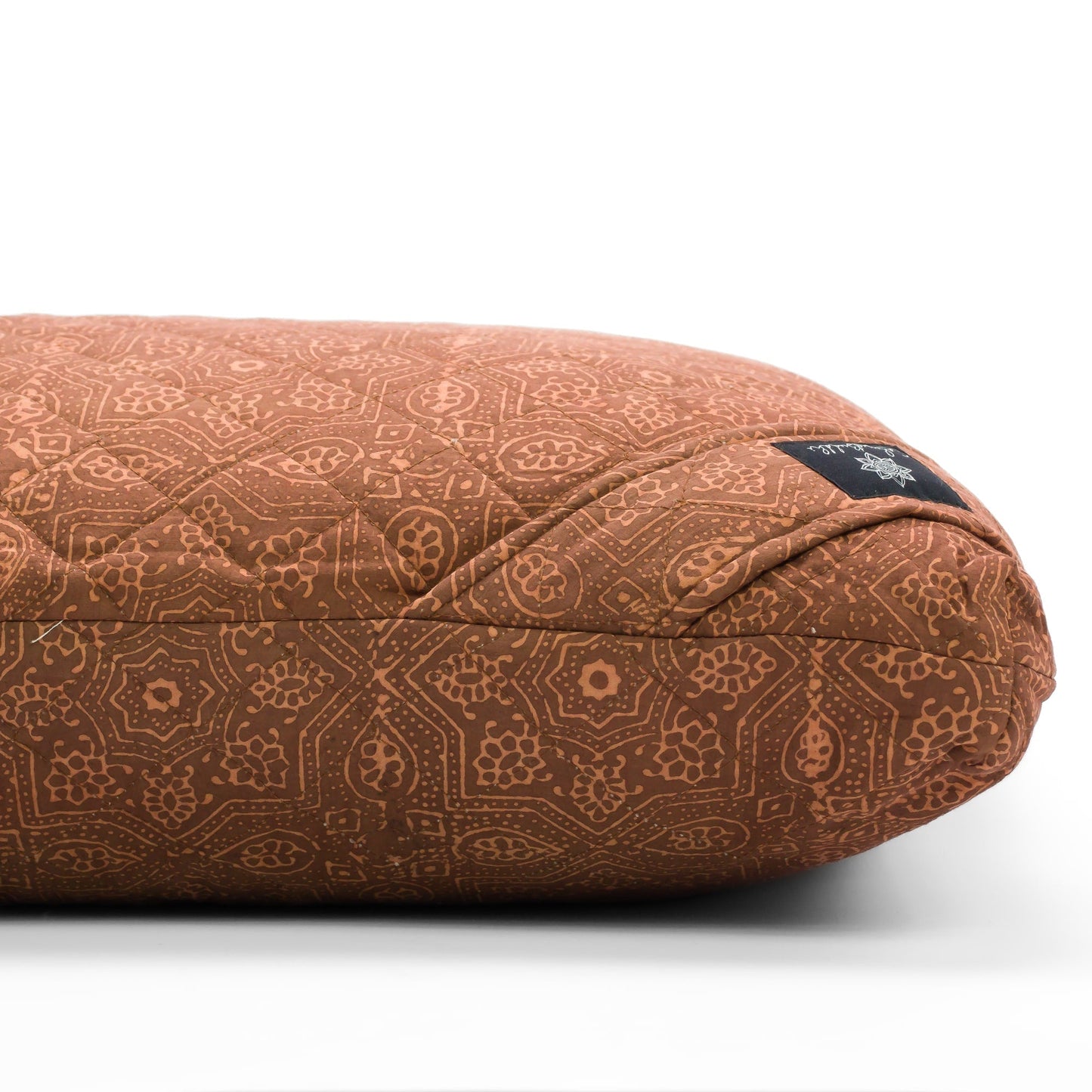 Earth Star - Meditation Cushion Zabuton Block Printed, Zabutons -xo