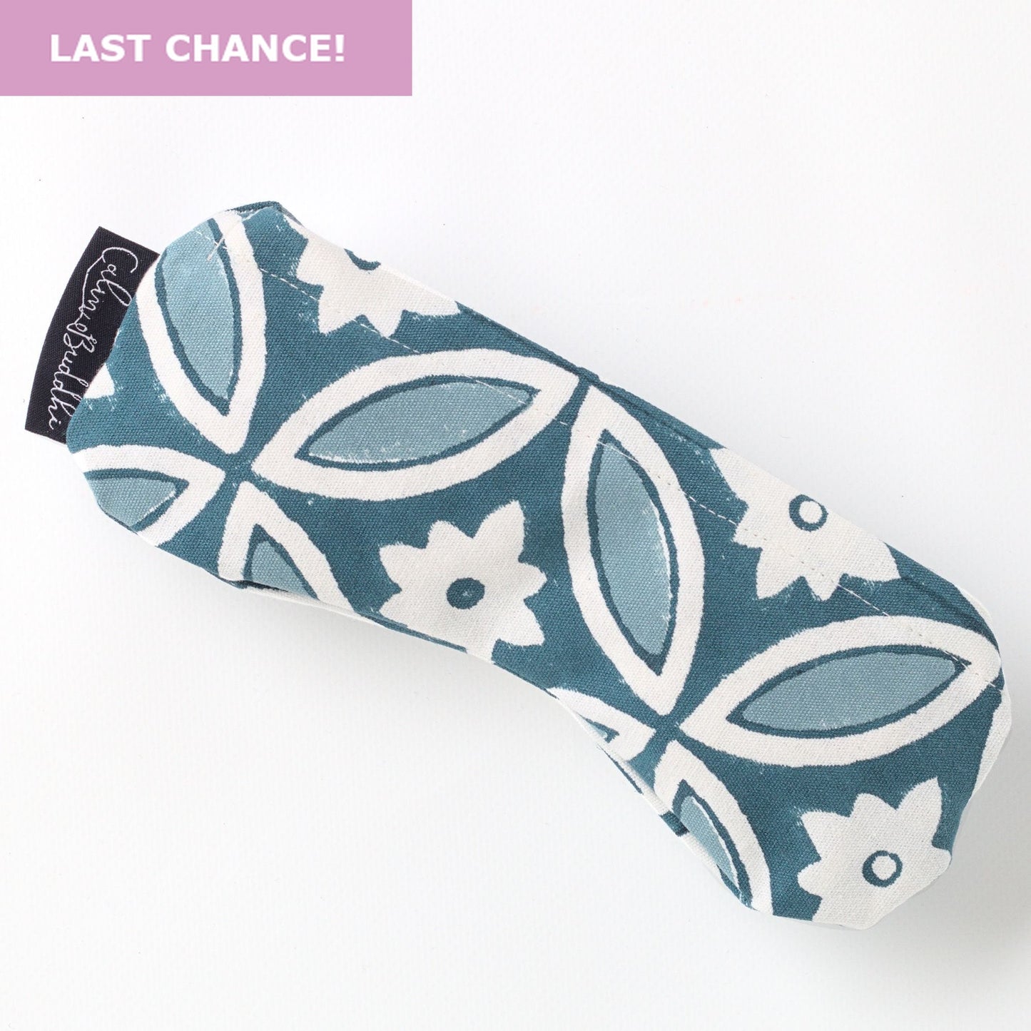 Eye Pillow - Contoured - Moroccan Tile-Meditation-Block Printed, Eye Pillows-Scented-