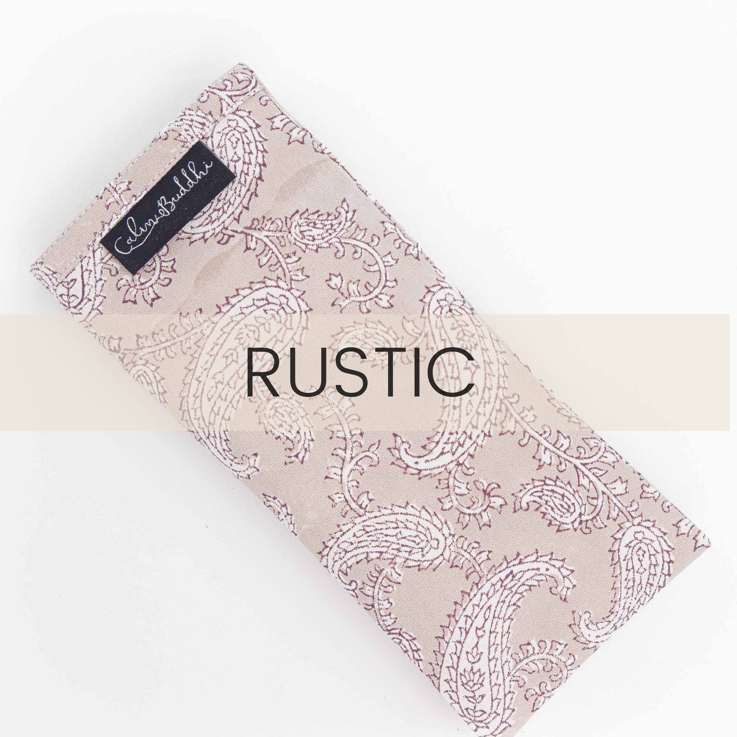 Eye Pillow - Jyoti Paisley Block Printed, Eye Pillows, Karna -xo