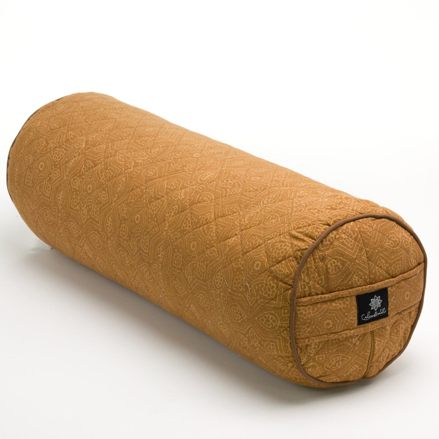 Fire Star - Round Yoga Bolster Block Printed, Round Bolsters -xo