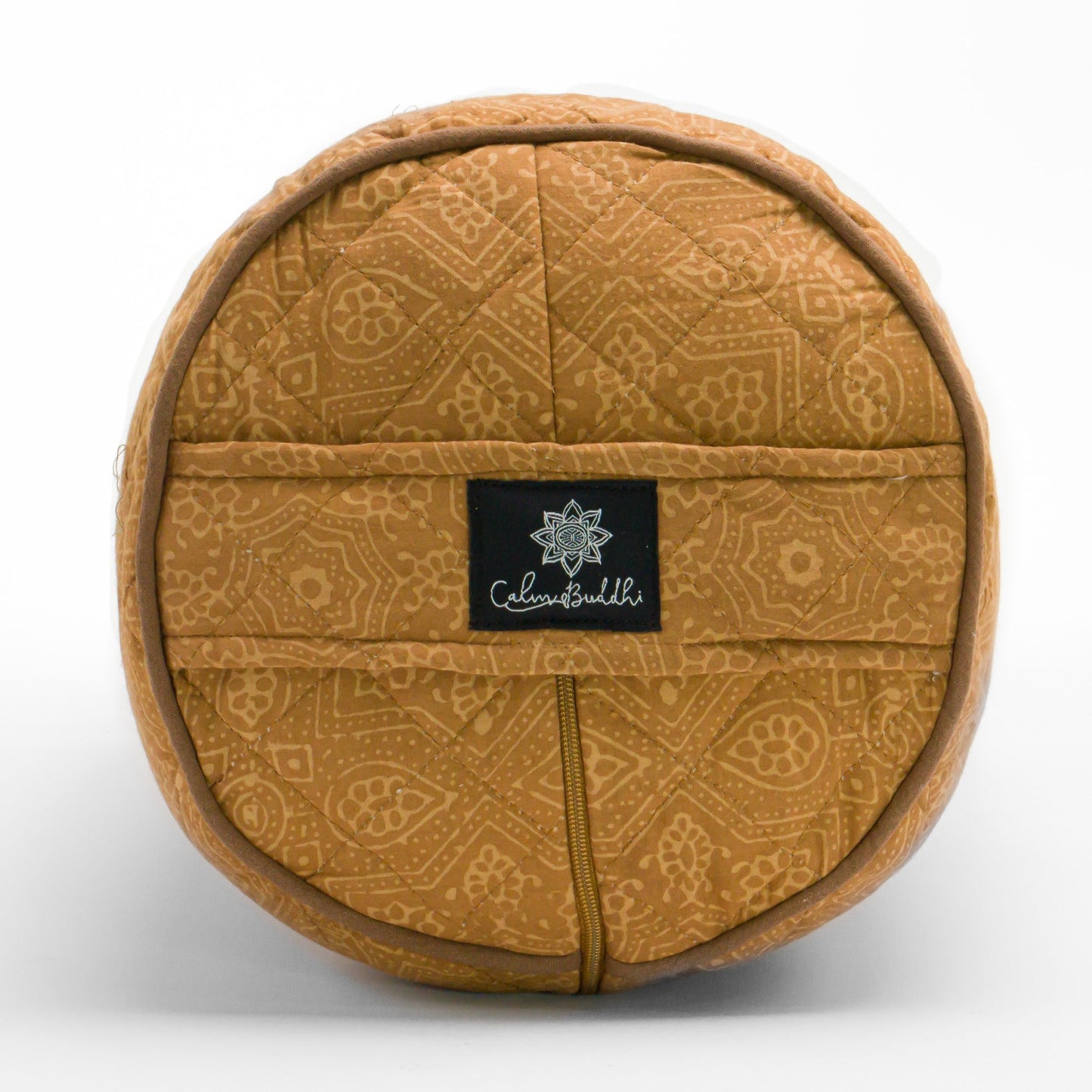 Fire Star - Round Yoga Bolster Block Printed, Round Bolsters -xo