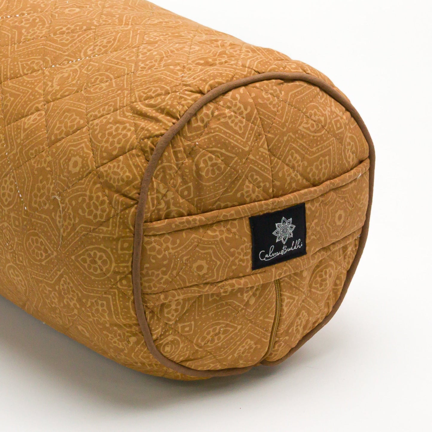 Fire Star - Round Yoga Bolster Block Printed, Round Bolsters -xo