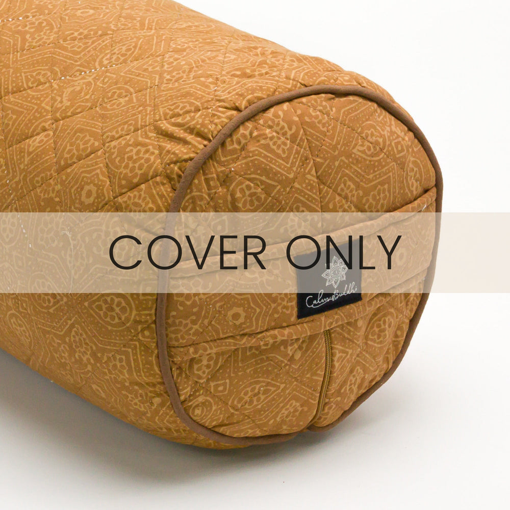Fire Star - Round Yoga Bolster COVER ONLY