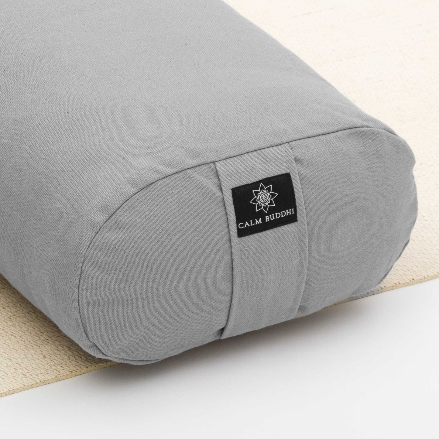 Harmony Grey - Oval Yoga Bolster Classic, Oval Bolsters -xo