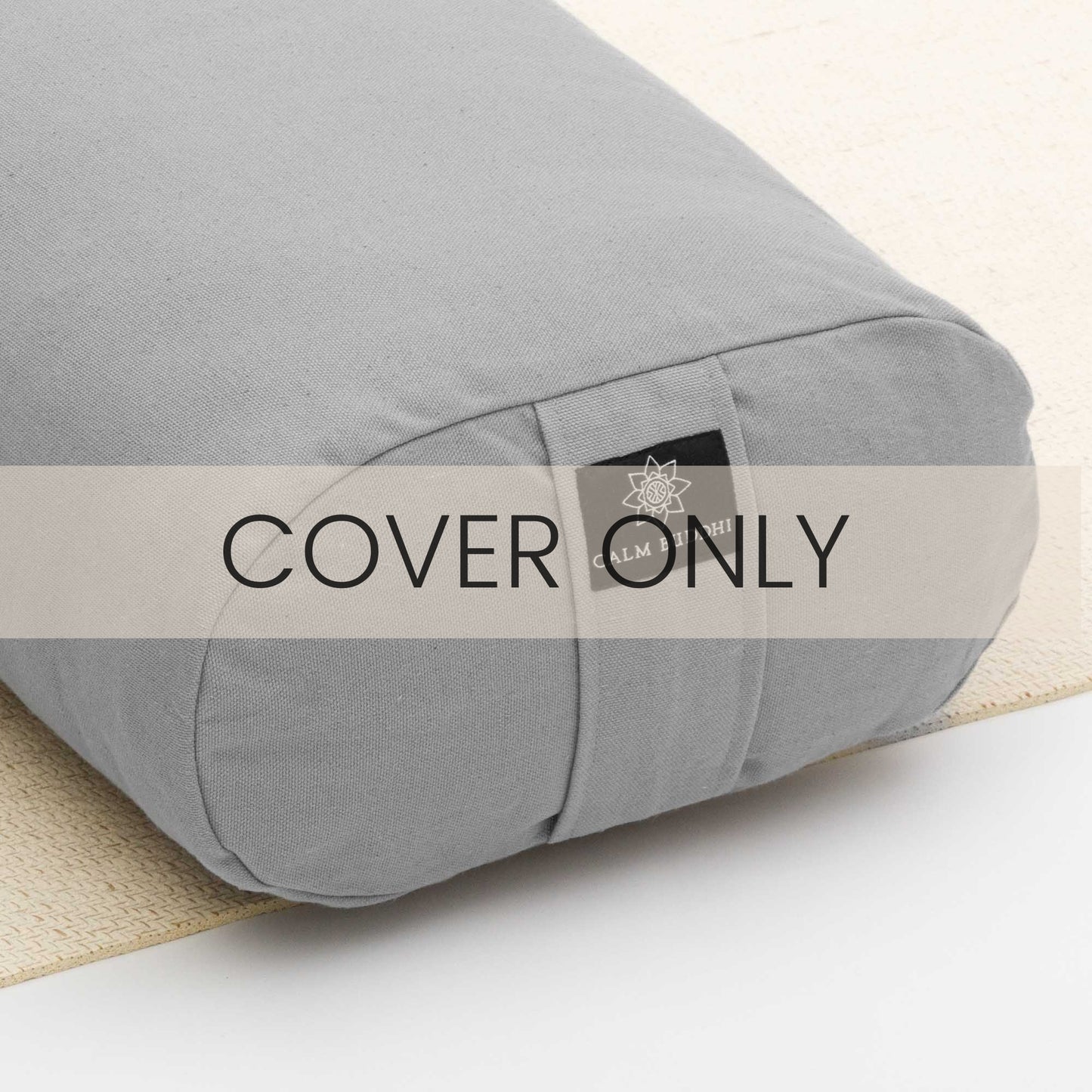 Harmony Grey - Oval Yoga Bolster Classic, Oval Bolsters -xo