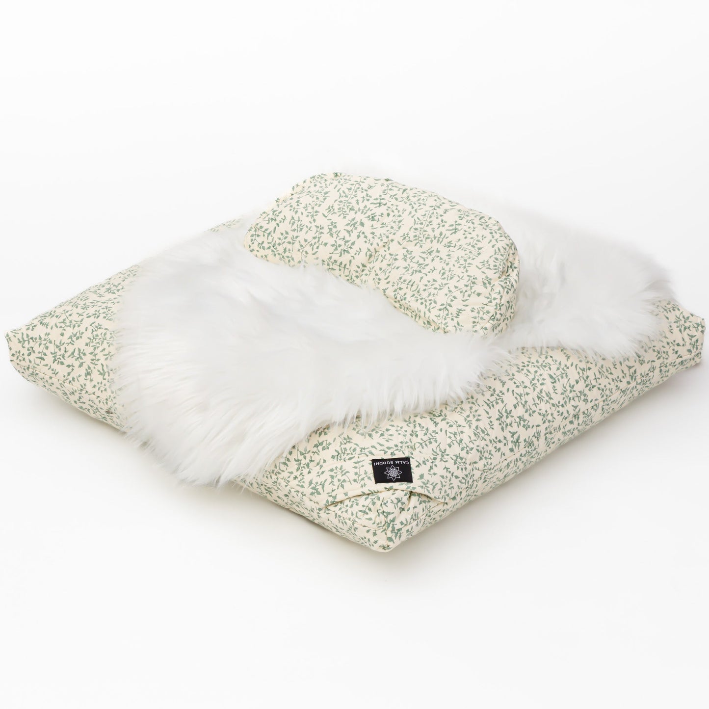 Holly Sage - Meditation comfort bundle Block Printed, karna, Quilted, zafuzab-set -xo
