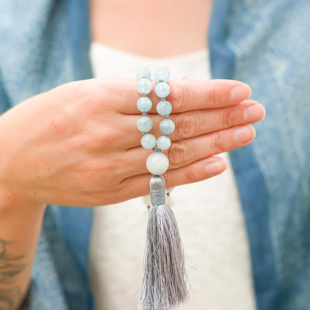 
                  
                    I AM COURAGEOUS - Natural Dye Scarf and Mala Gift Set
                  
                