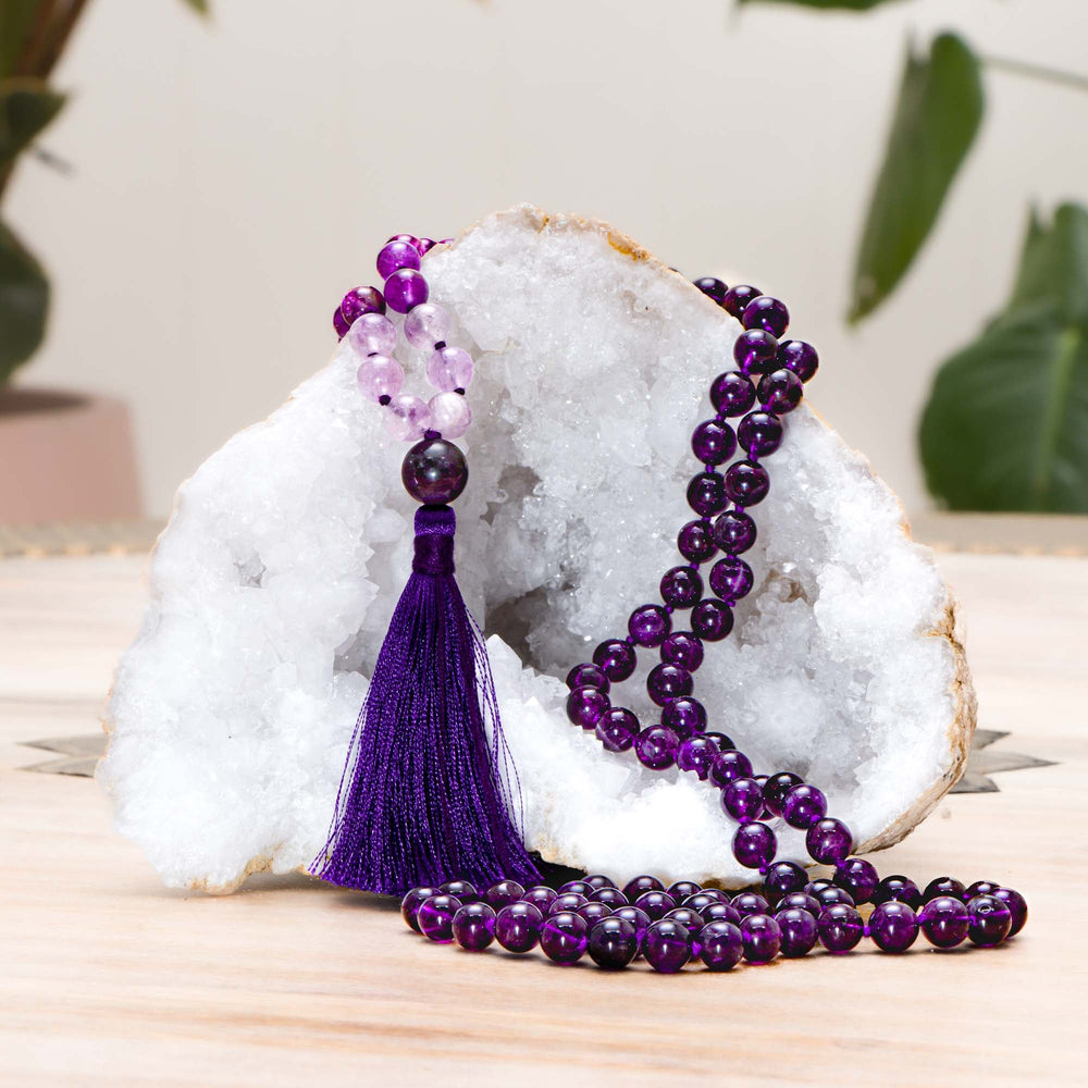 
                  
                    I AM light - Amethyst Meditation Mala
                  
                