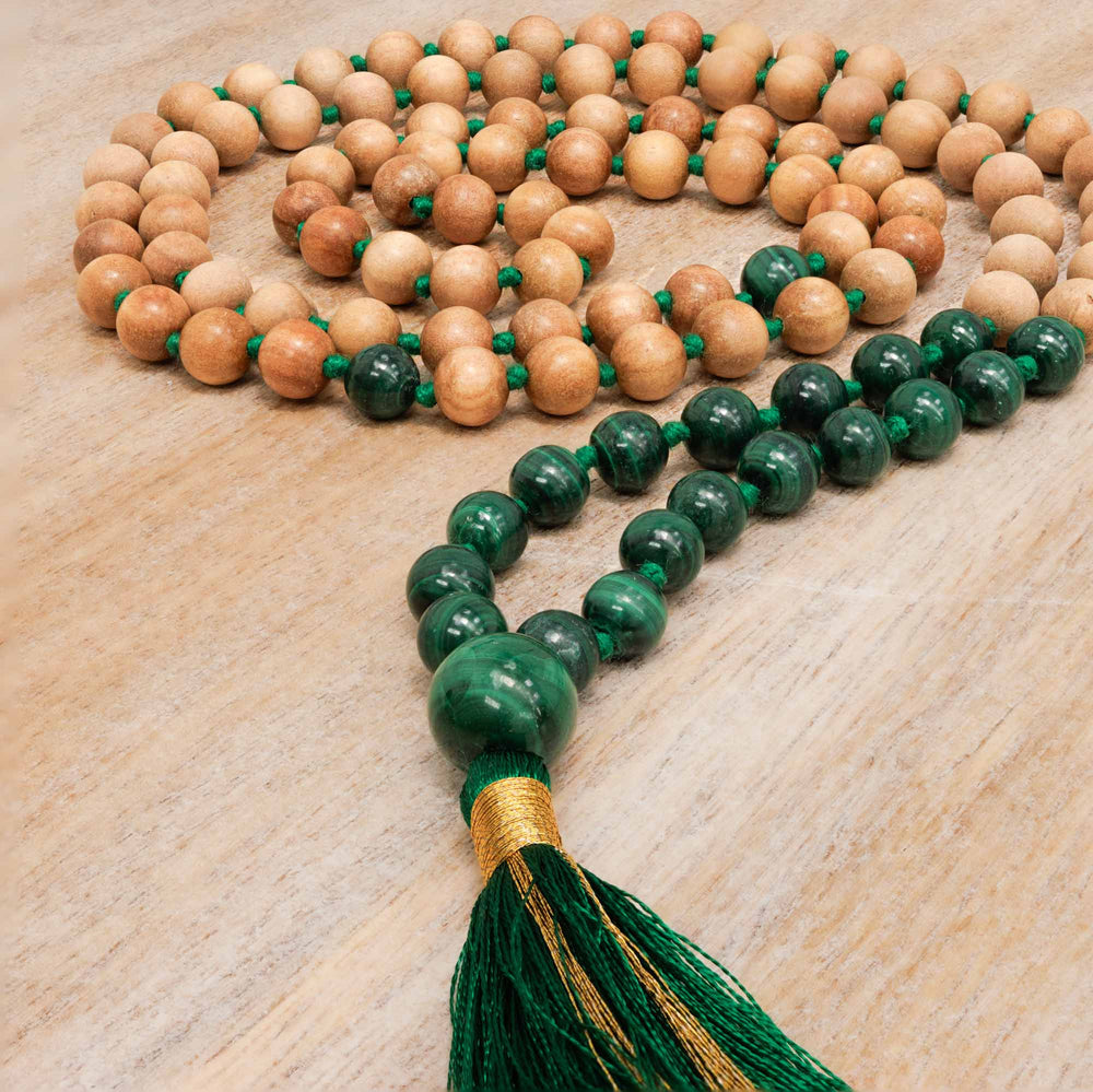 
                  
                    I RELEASE AND LET GO 1 - Natural Dye Scarf and Mala Gift Set
                  
                