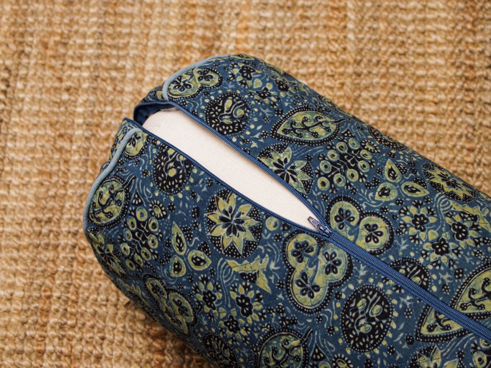 our yoga bolsters have an easily removable zippered cover