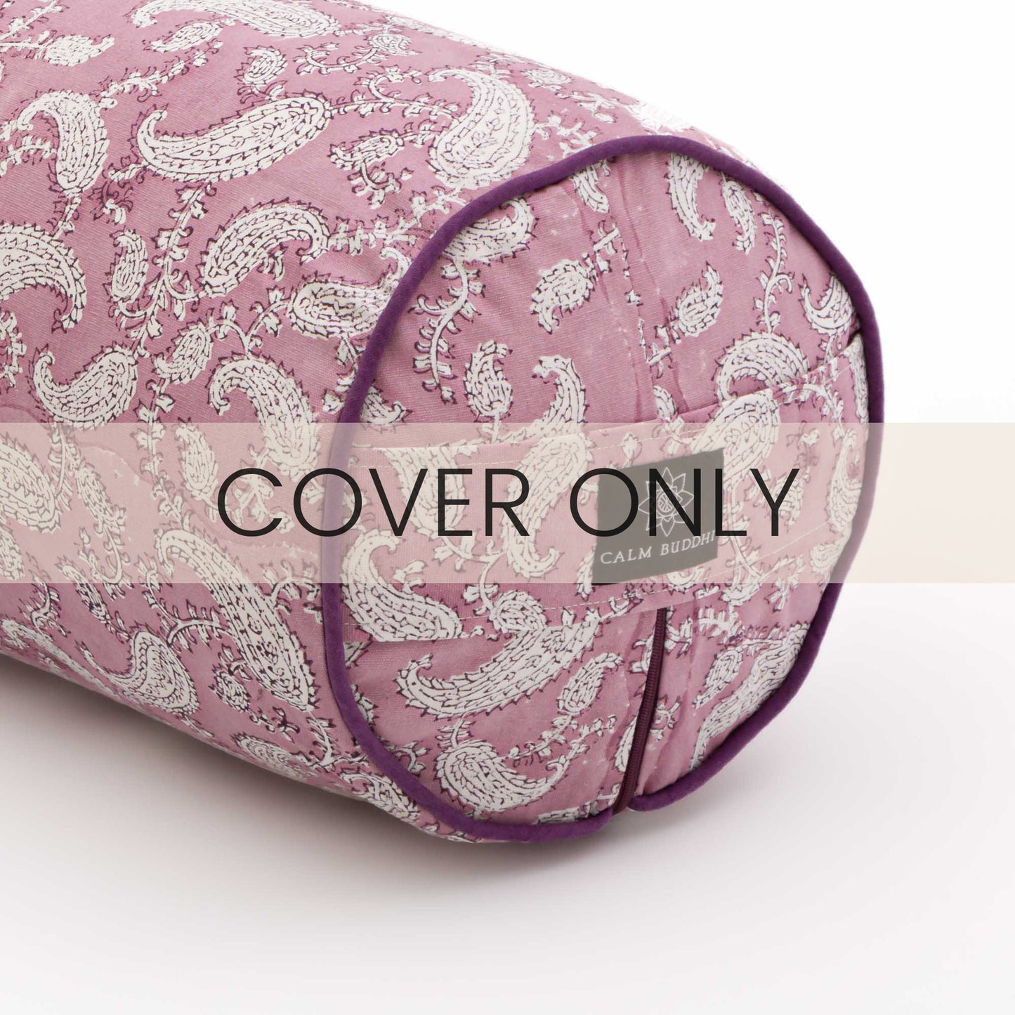 
                  
                    Indi Rose Paisley - Round Yoga Bolster COVER ONLY
                  
                