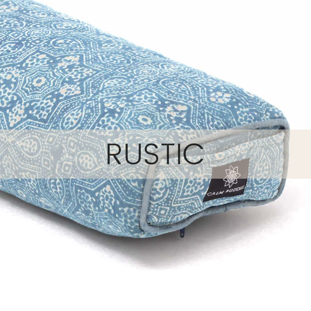 Indigo Star Pranayama Yoga Bolster - Rustic