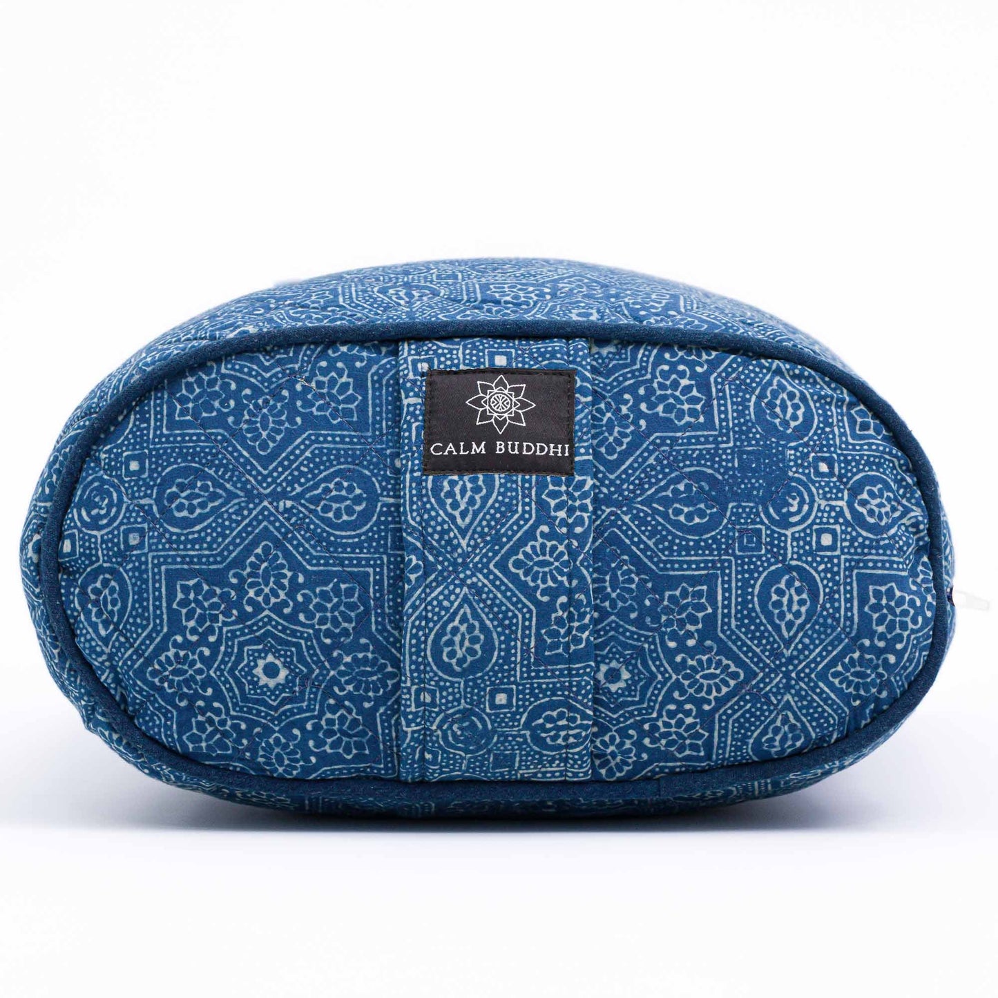 Indigo Star (Water) - Oval Yoga Bolster Block Printed, Oval Bolsters -xo