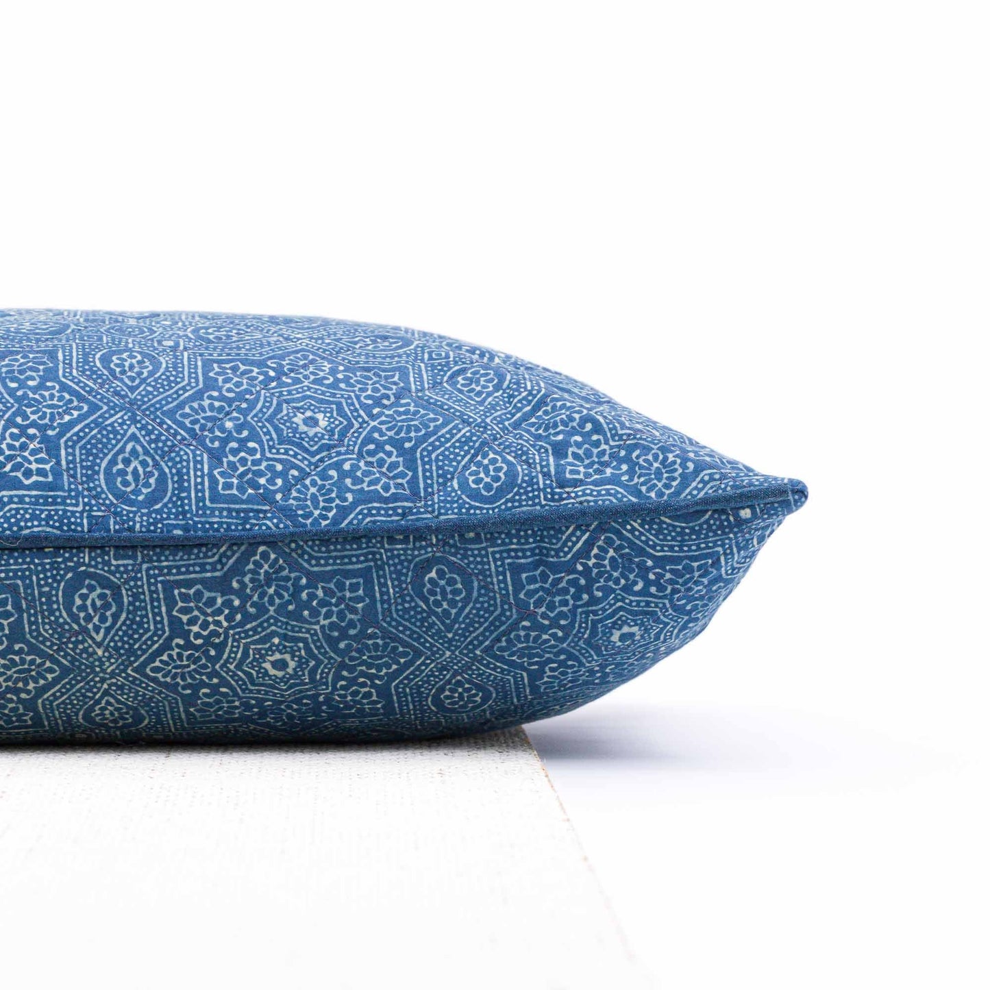 Indigo Star (Water) - Yoga Pillow Block Printed, Yoga Pillows -xo