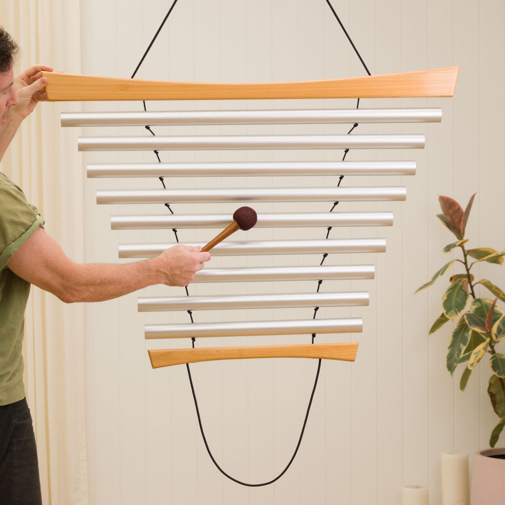 Large Spiral Wing Chime