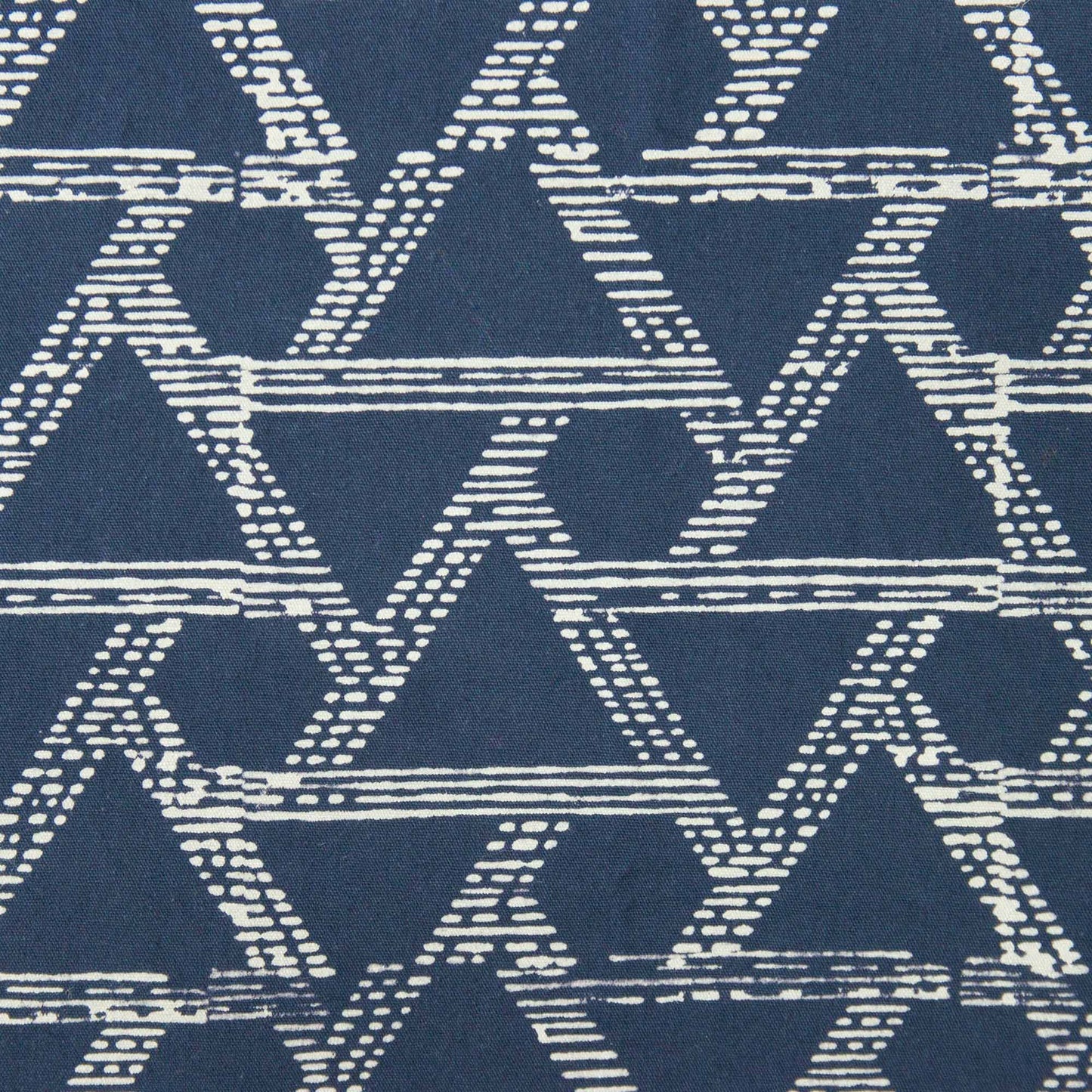 
                  
                    Meditation Cushion - Deep sea blue triangle zabuton Block Printed, karna, Zabutons -xo
                  
                