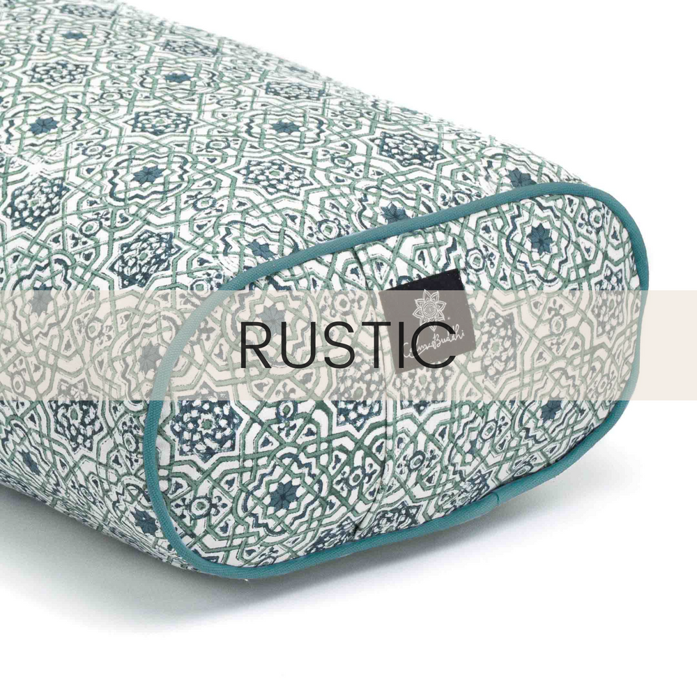 Moroccan Dreams ~ Rustic Oval Yoga Bolster