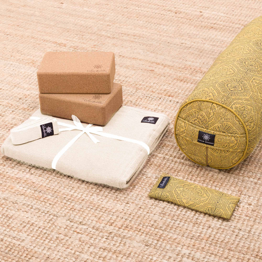 Mustard Flower Luxury Yoga Bundle yoga-bundle -xo