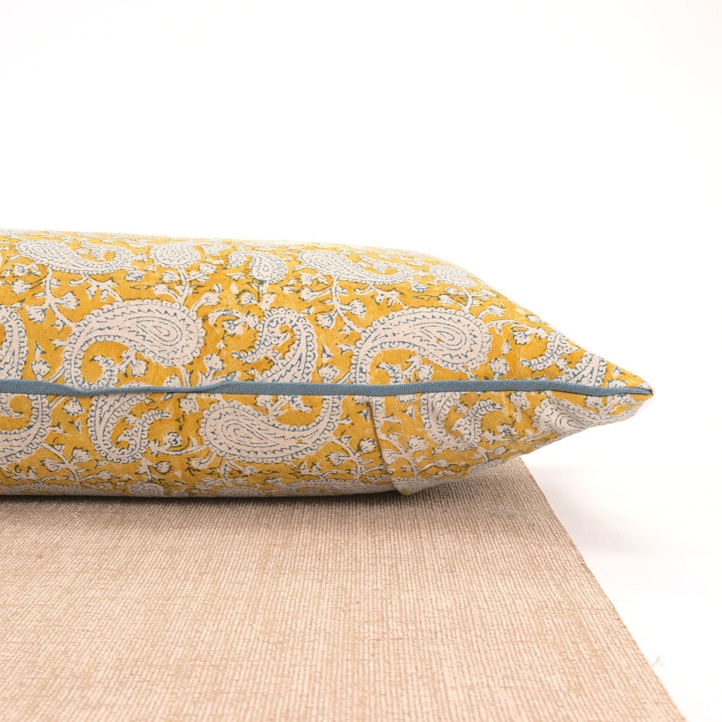 
                  
                    Mustard Paisley Yoga Pillow-Yoga-Block Printed, Yoga Pillows-
                  
                