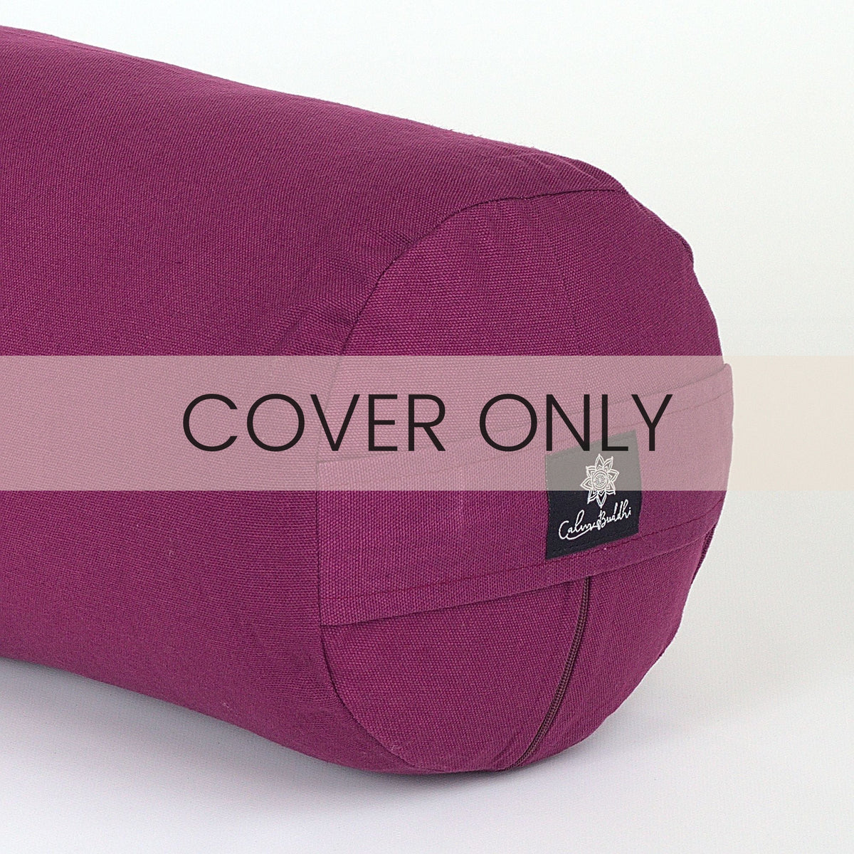 Plum Round Yoga Bolster COVER ONLY Calm Buddhi
