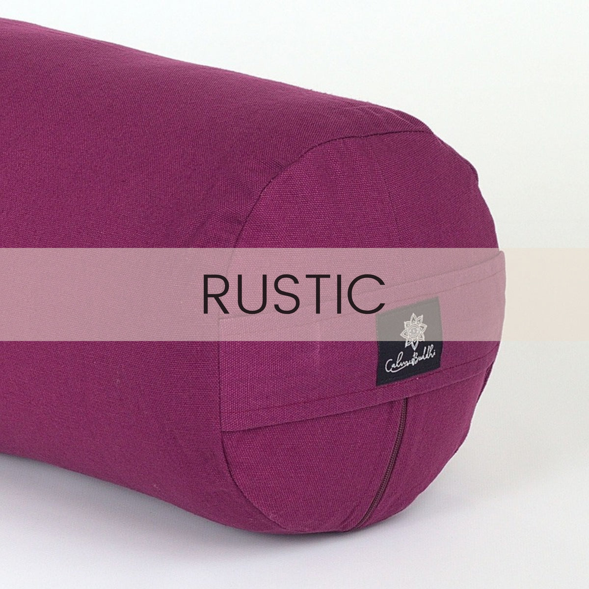 Plum Round Yoga Bolster-Classic, Round Bolsters-xo