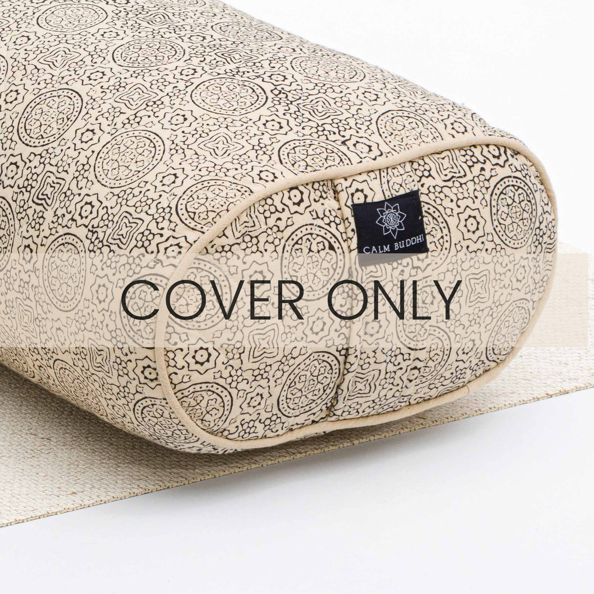 Pure Riyal Oval Yoga Bolster COVER ONLY Calm Buddhi