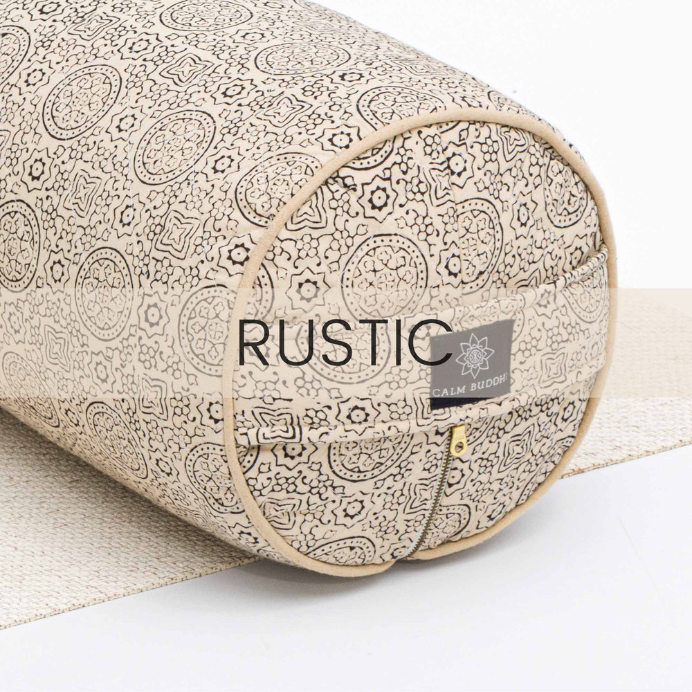 Pure Riyal - RUSTIC Round Yoga Bolster