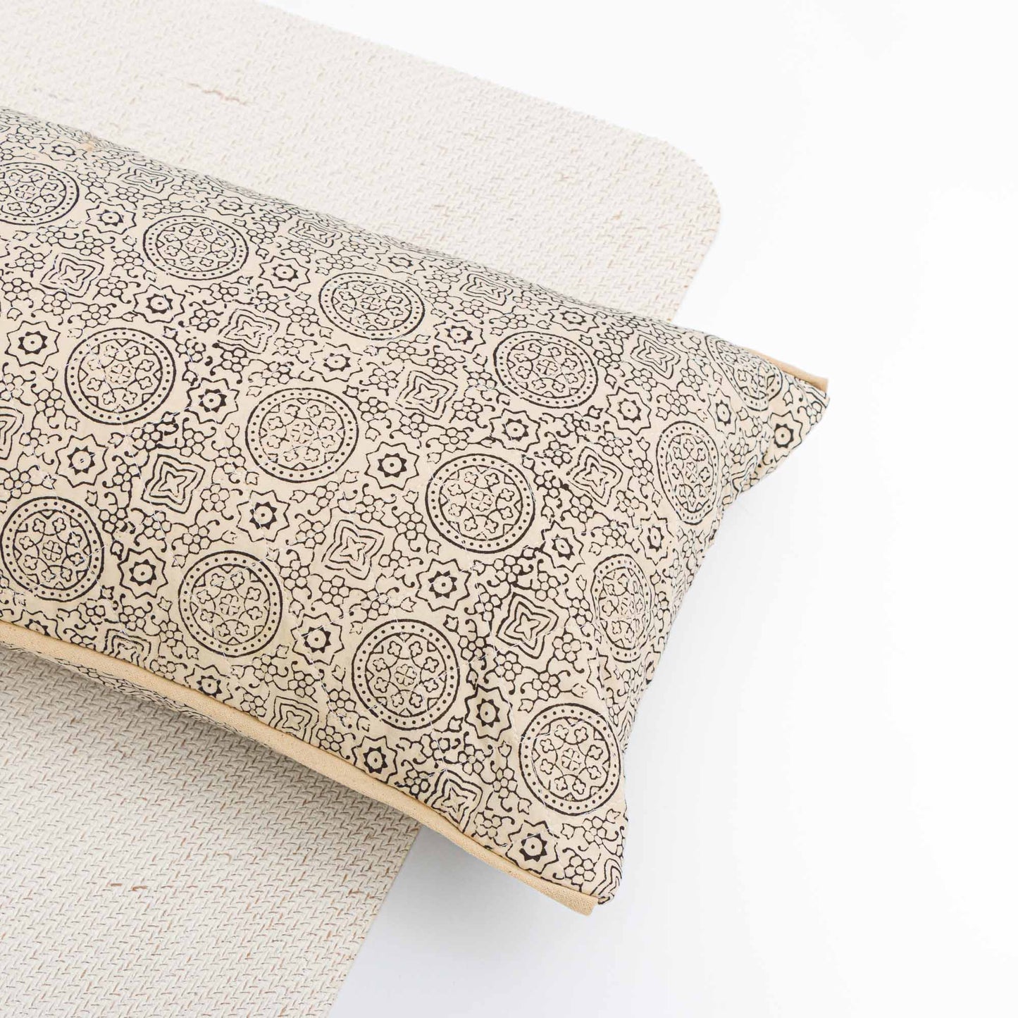 Pure Riyal - Yoga Pillow Block Printed, Pure Riyal, Yoga Pillows -xo