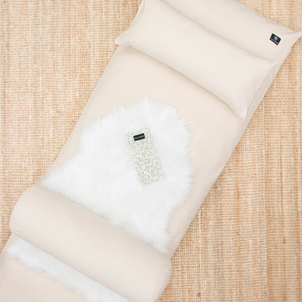 Purity Yoga Nidra and Meditation Comfort Bundle Ananda, Block Printed, futonbundle, karna -xo