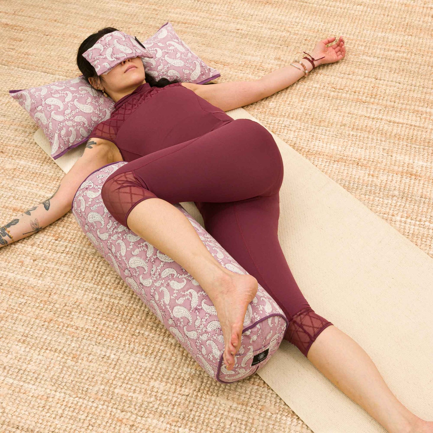 Restorative Yoga With One Bolster - 5 Relaxing Poses , bolster yoga