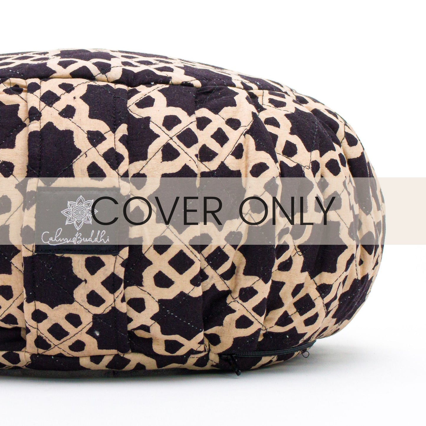 Round Meditation Cushion - Akasha-Block Printed, Zafus-xo