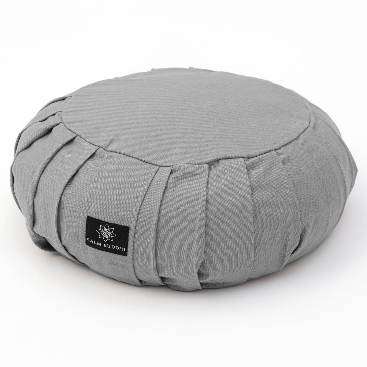 Round Meditation Cushion Harmony Grey COVER ONLY Calm Buddhi
