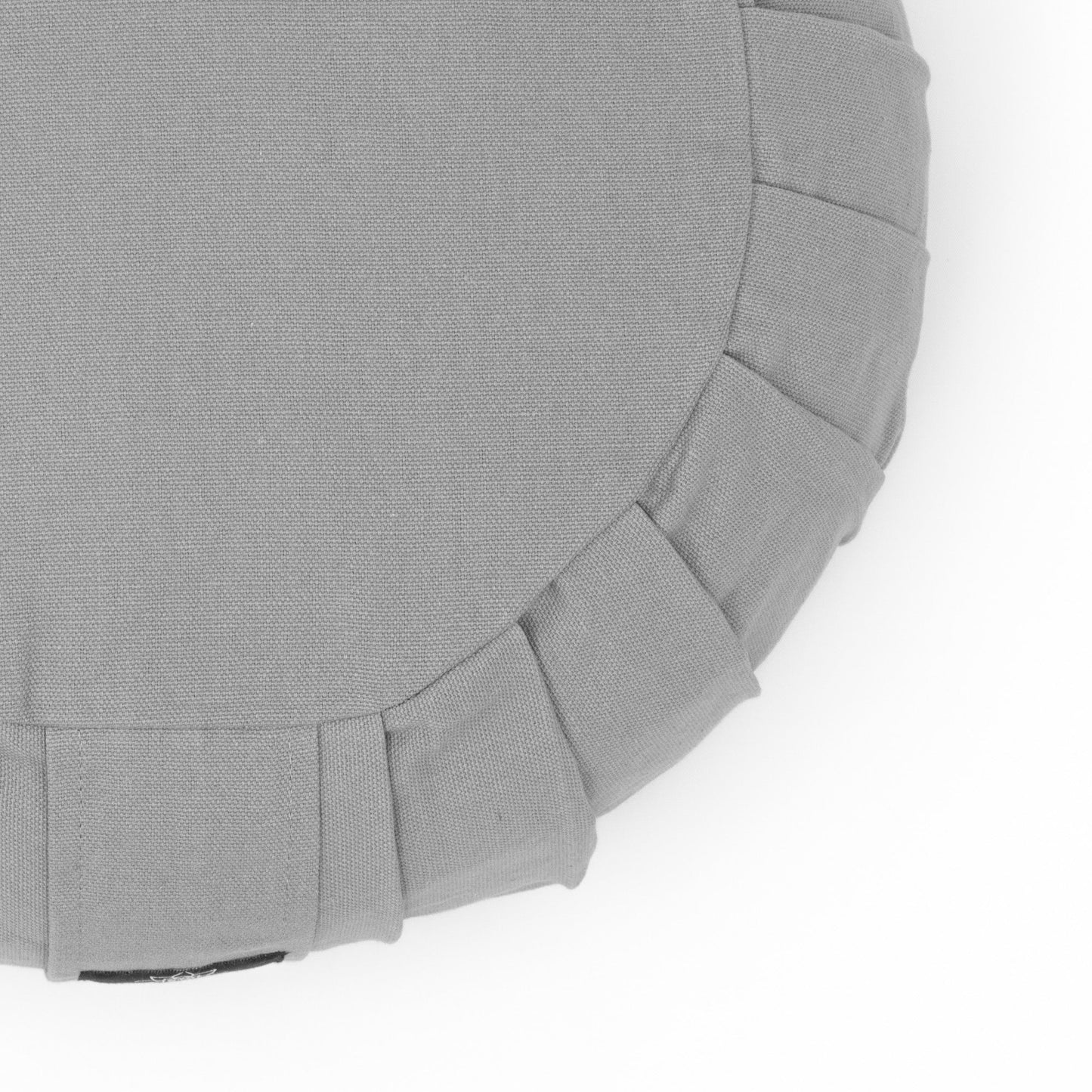 Round Meditation Cushion - Harmony Grey Classic, Zafus -xo