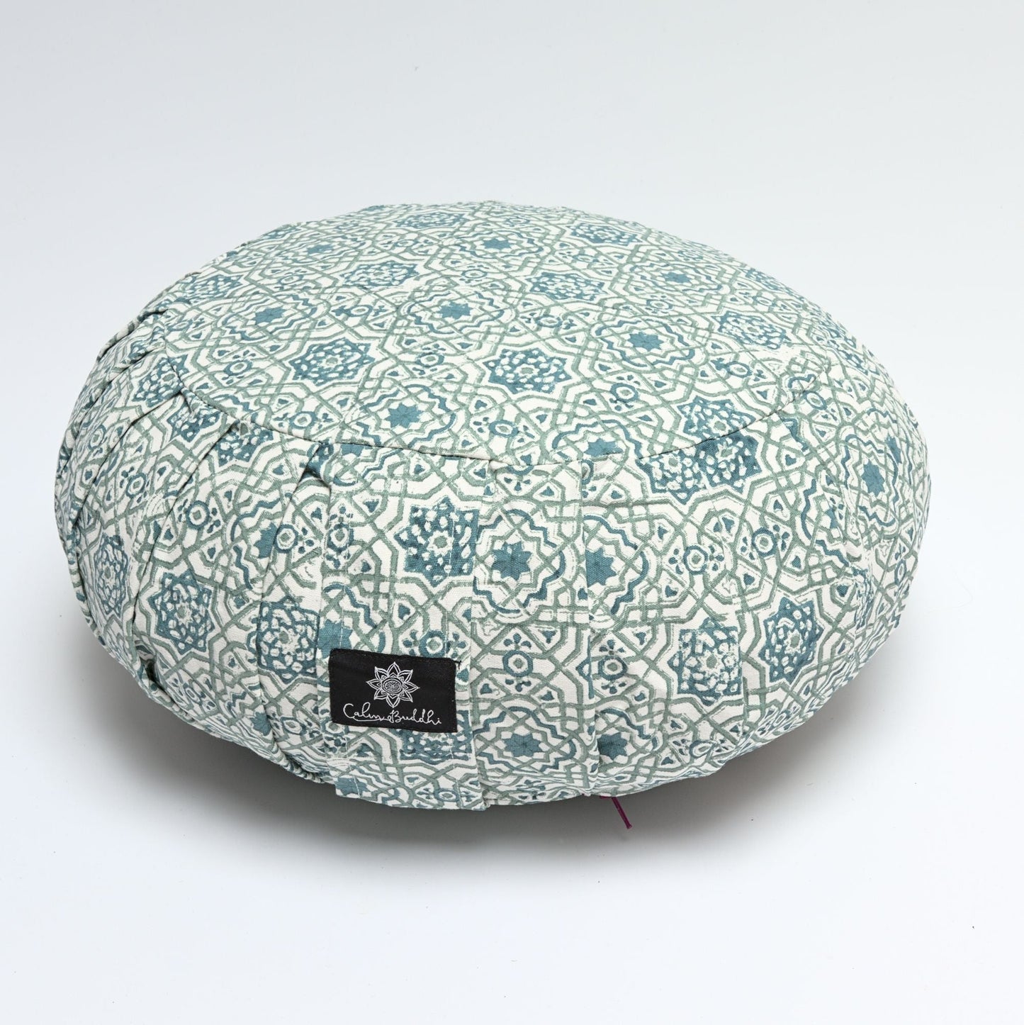 Round Meditation Cushion ~ Moroccan Dreams-Meditation Cushion-Block Printed, Zafus-