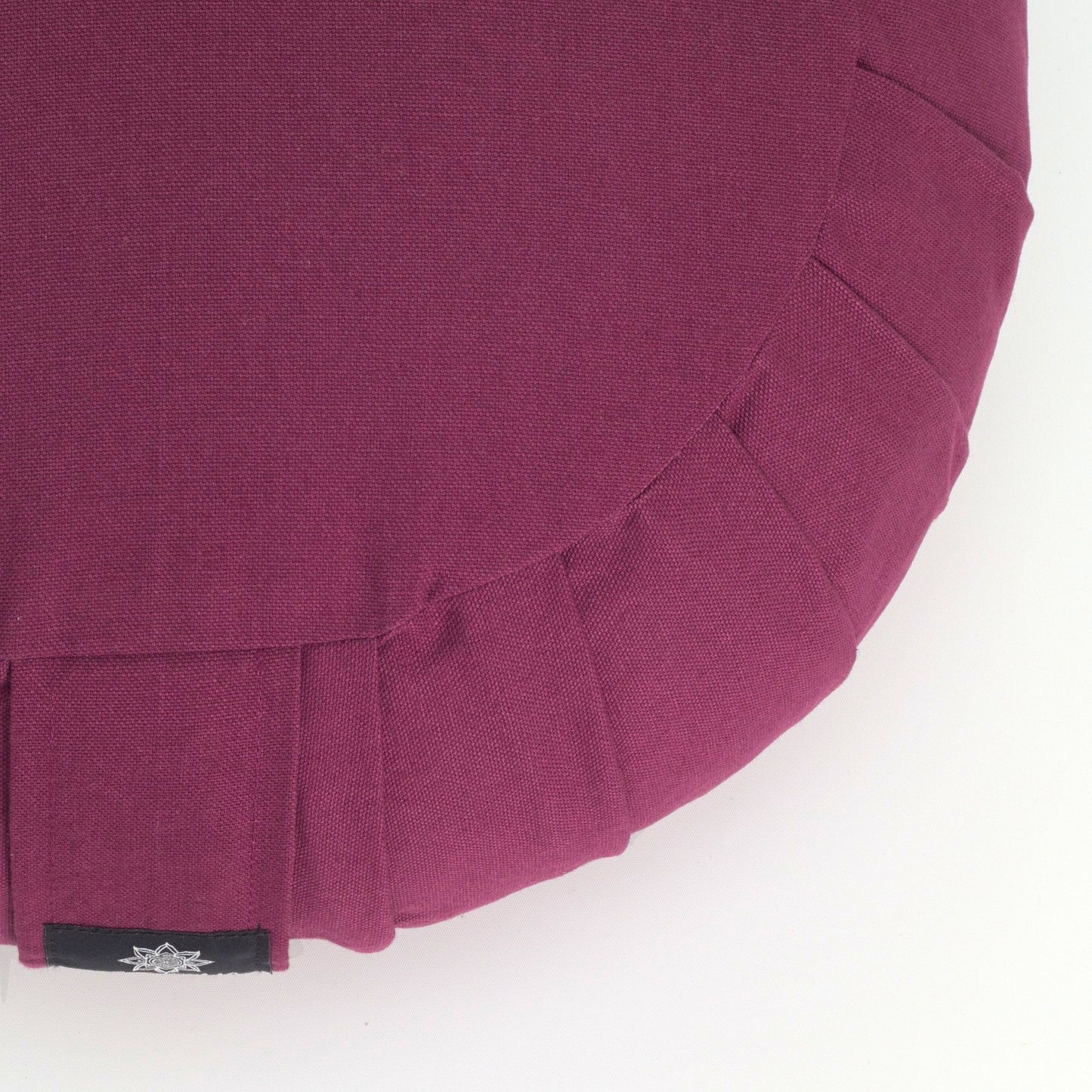 Round Meditation Cushion - Plum-Classic, Zafus-xo