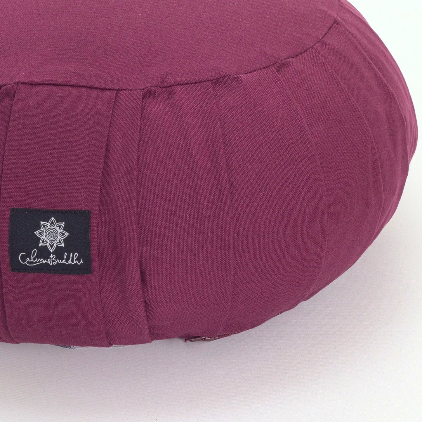 Round Meditation Cushion - Plum-Classic, Zafus-xo