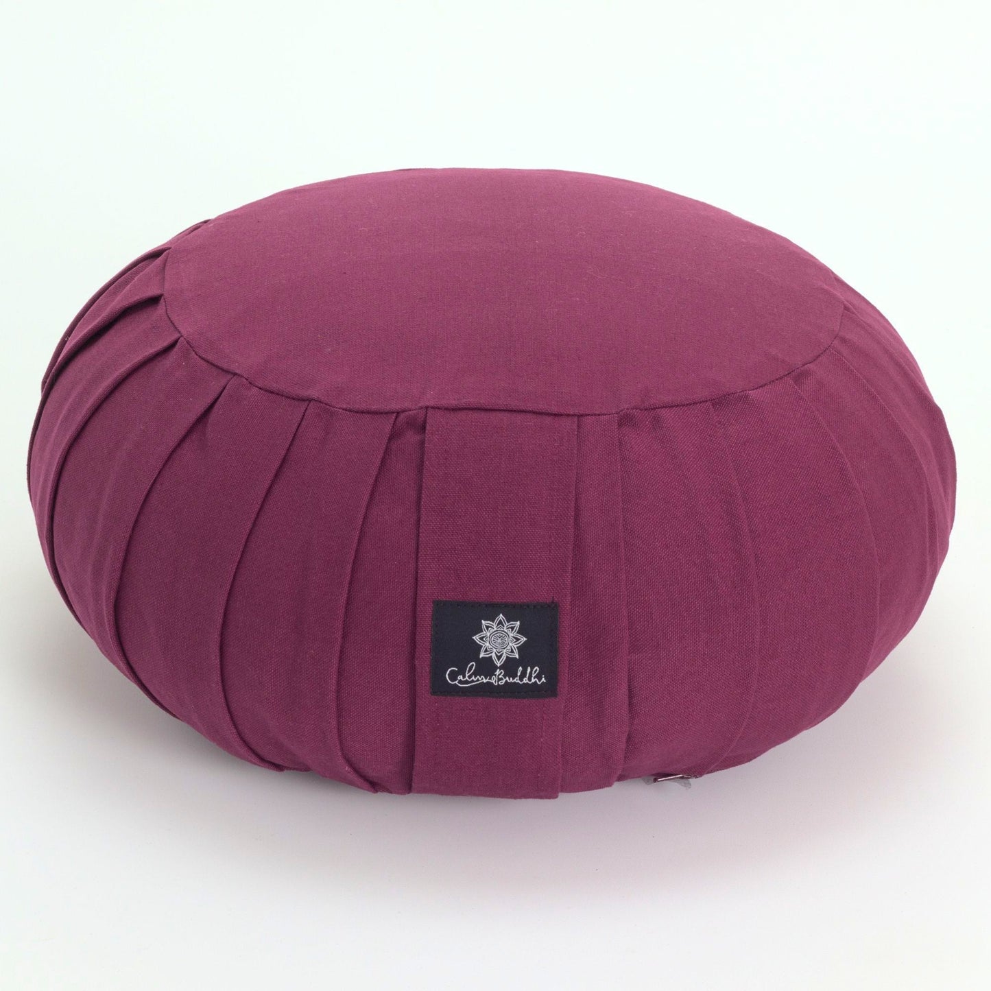 Round Meditation Cushion - Plum-Classic, Zafus-xo
