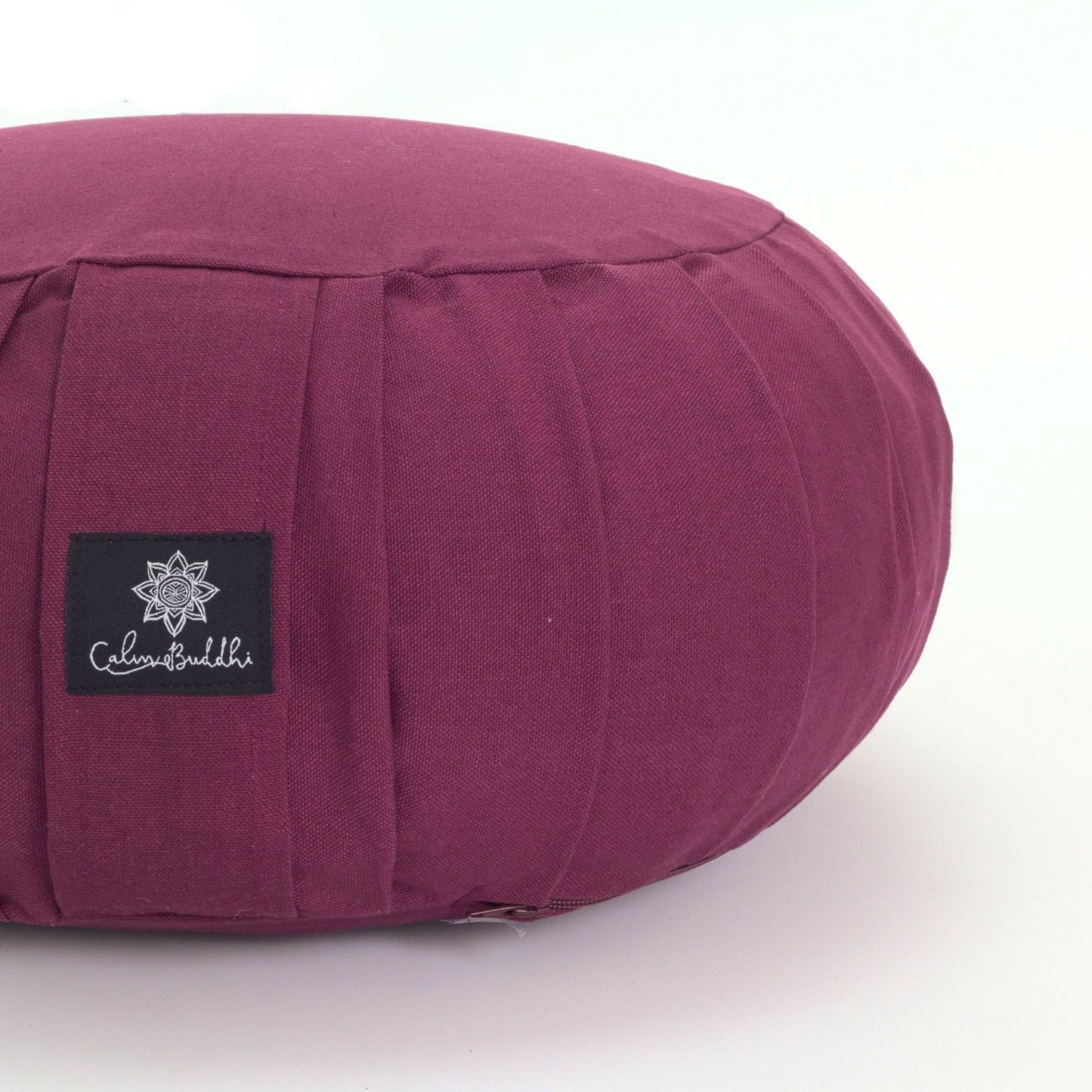 Round Meditation Cushion - Plum Classic, Zafus -xo