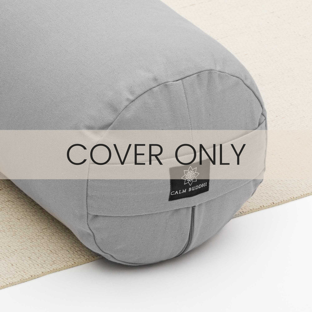 Round Yoga Bolster - Harmony Grey COVER ONLY