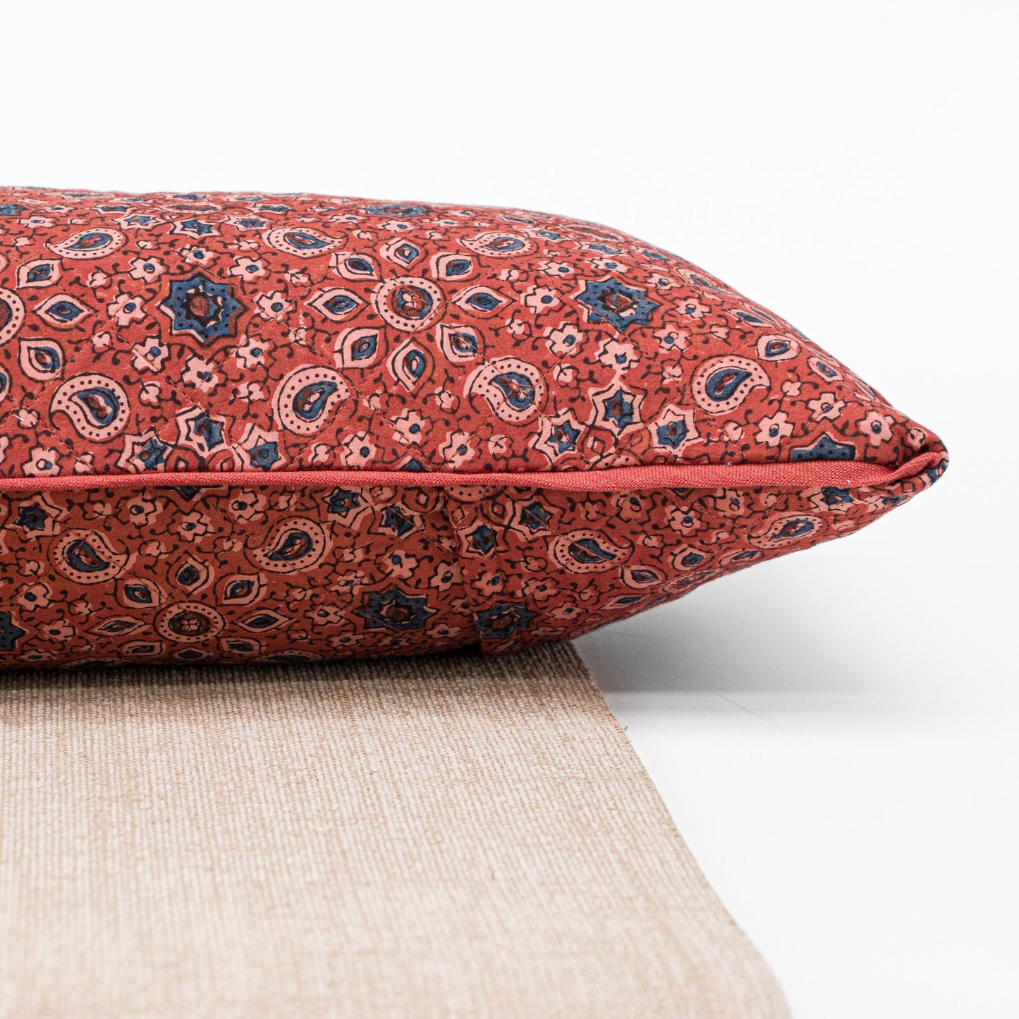 
                  
                    Rusty Arjakh - Yoga Pillow Block Printed, Yoga Pillows -xo
                  
                