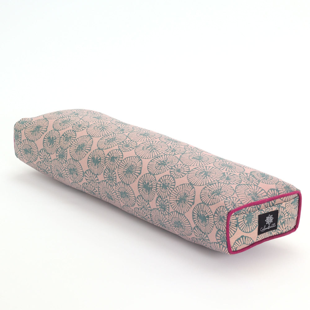 
                  
                    Teal Chakra Pranayama Yoga Bolster-Yoga Bolster-Block Printed, Prana Bolsters-
                  
                