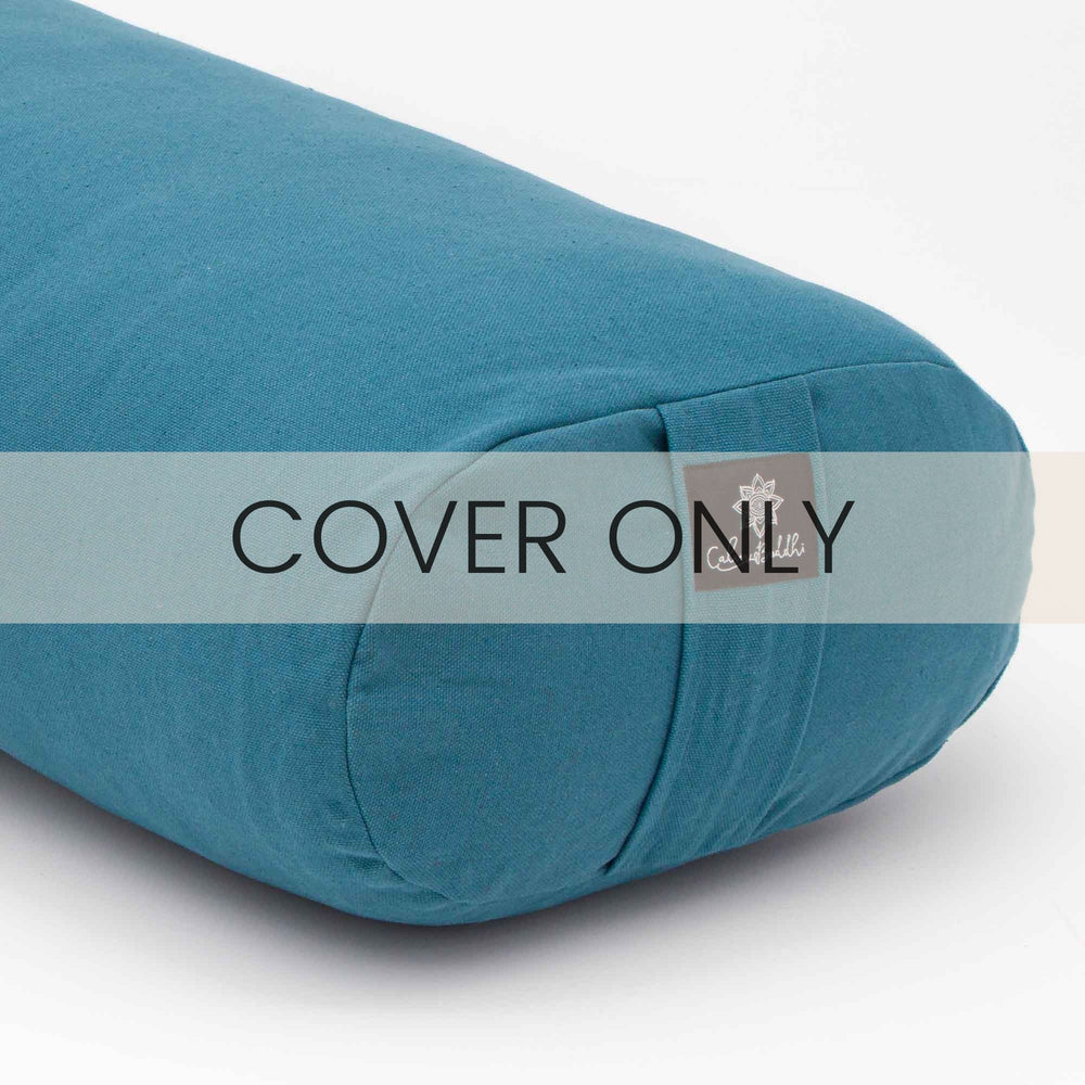 Teal Oval Yoga Bolster COVER ONLY