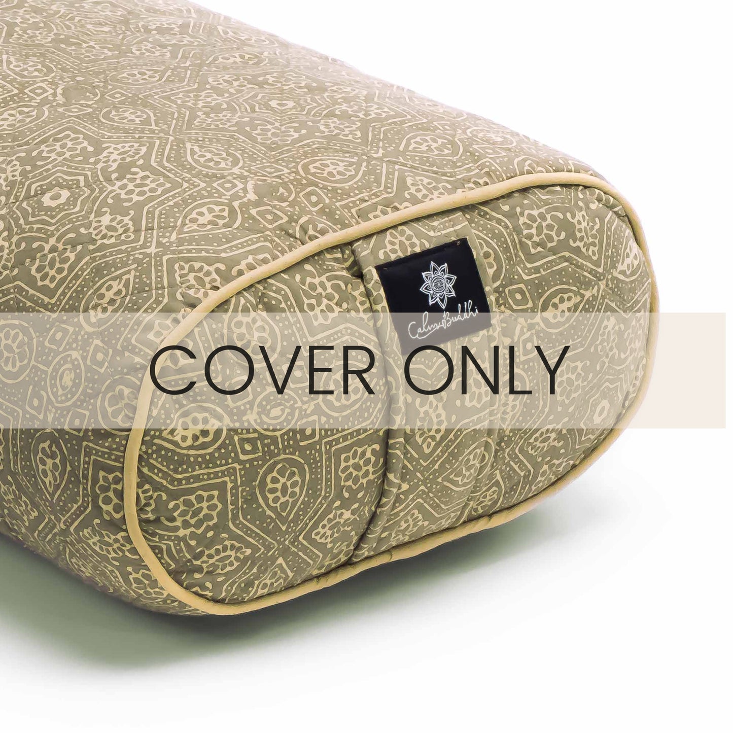 Wind Star - Oval Yoga Bolster Block Printed, Oval Bolsters -xo