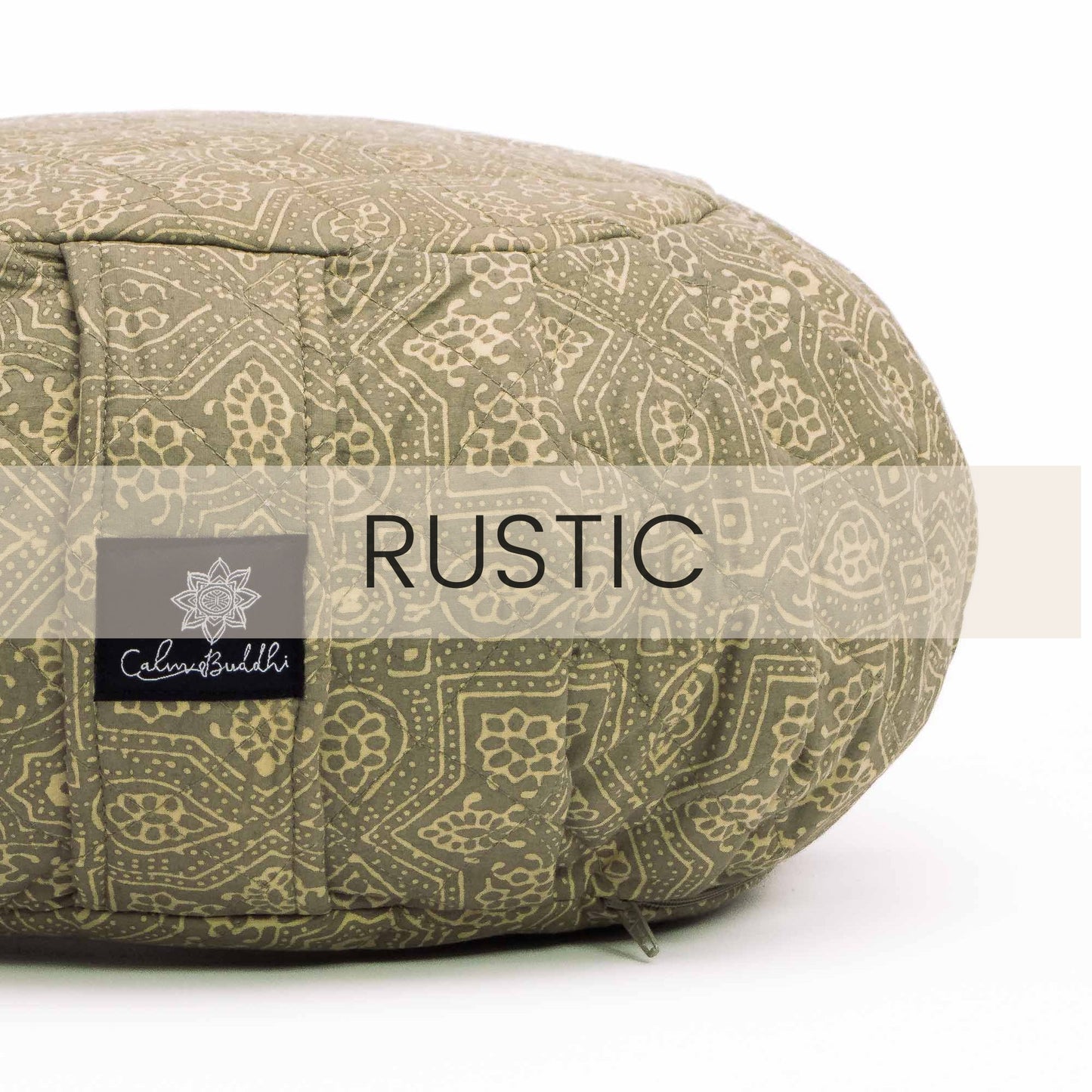 Wind Star - Round Meditation Cushion Zafu Block Printed, Zafus -xo