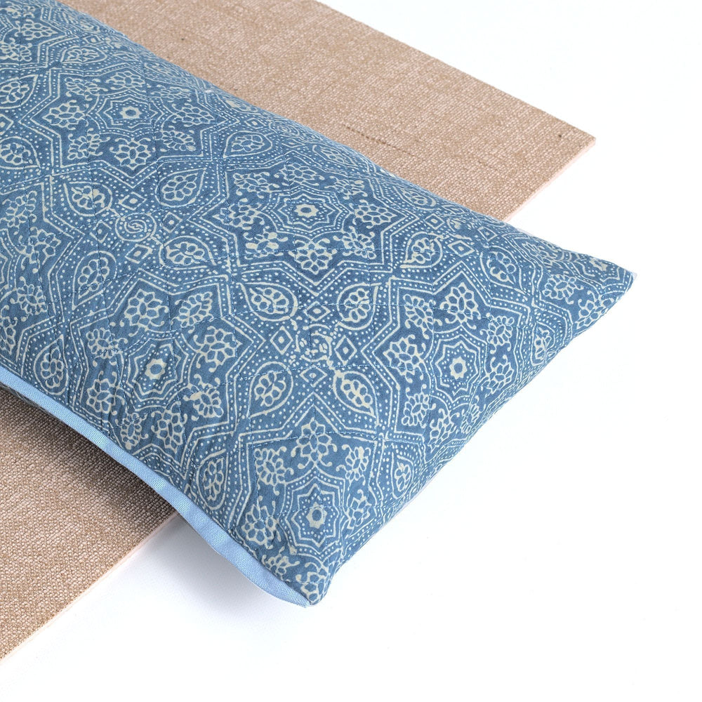 
                  
                    Arjakh Indigo Star - Yoga Pillow-Block Printed, Yoga Pillows-xo
                  
                