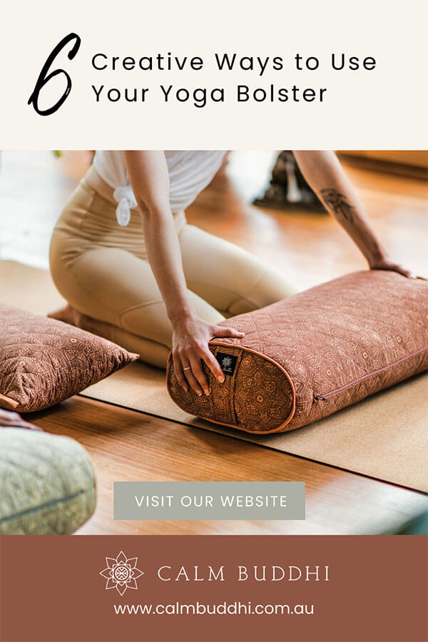 Pinterest promo yoga bolster