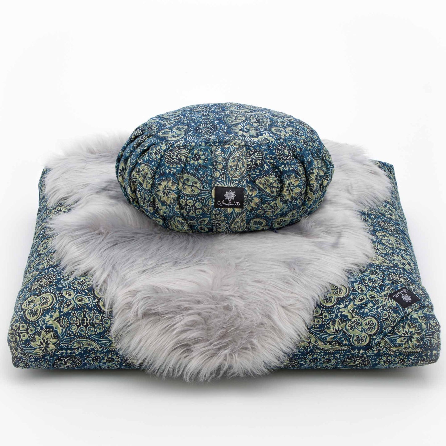 Ajrakh Fig Leaf - Meditation Comfort Bundle zafuzab-set -xo
