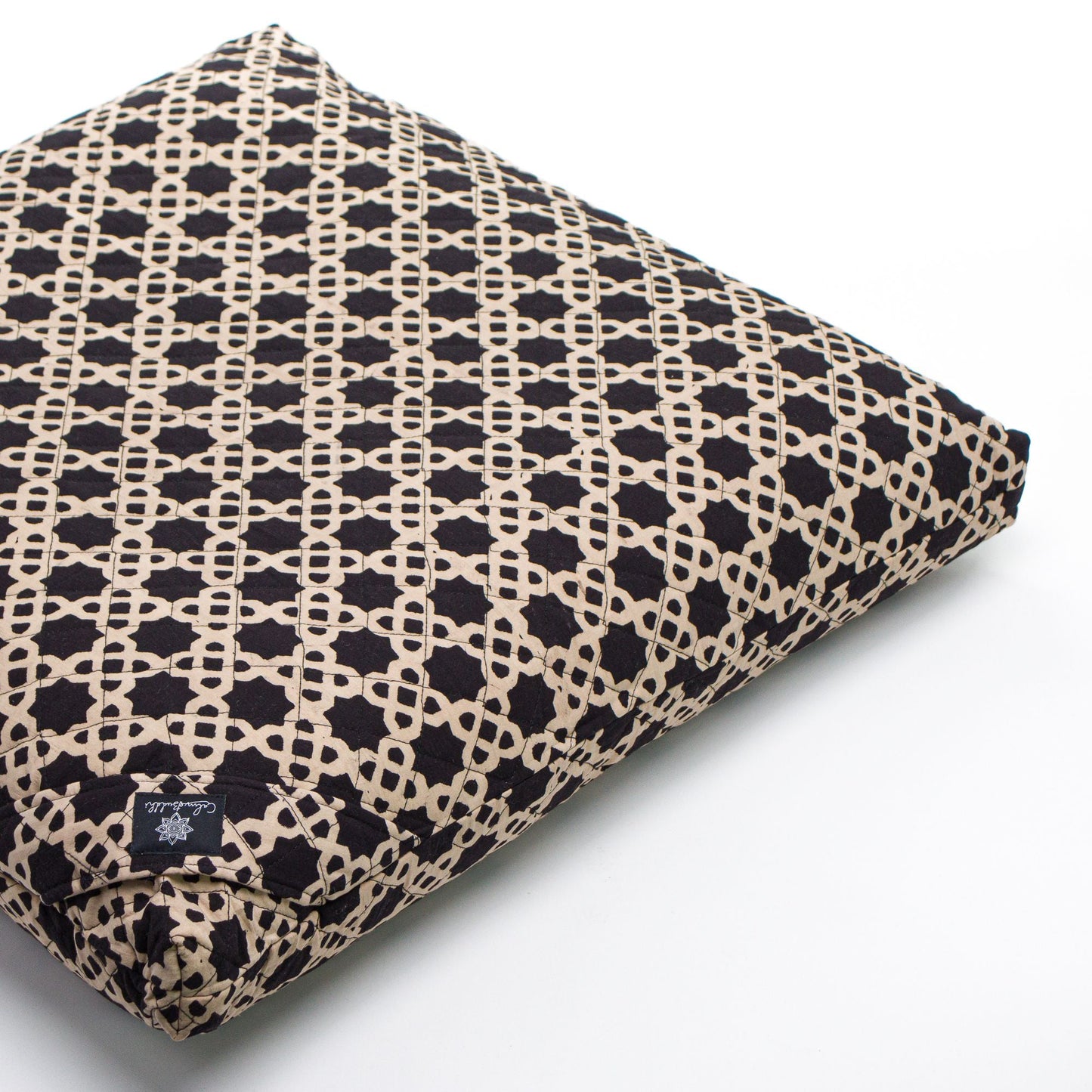 Meditation Cushion - Akasha Zabuton-Block Printed, Zabutons-xo